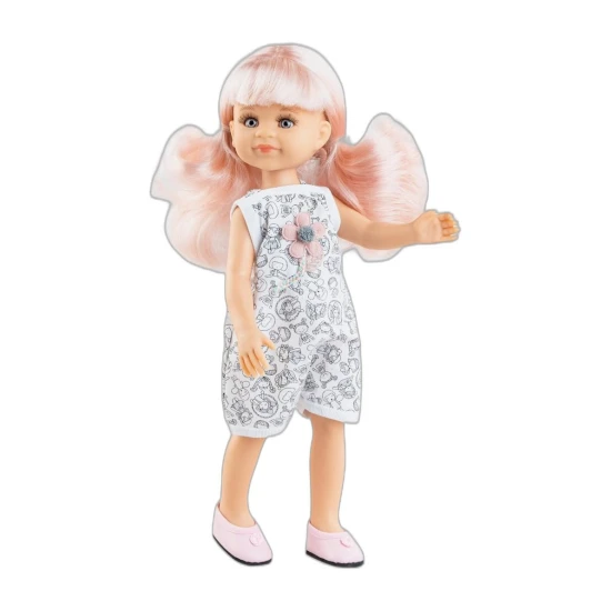 Paola Reina Puppe Cleo – mit rosa Haar