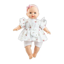 Babypuppe Sonia – im weißen Kleid