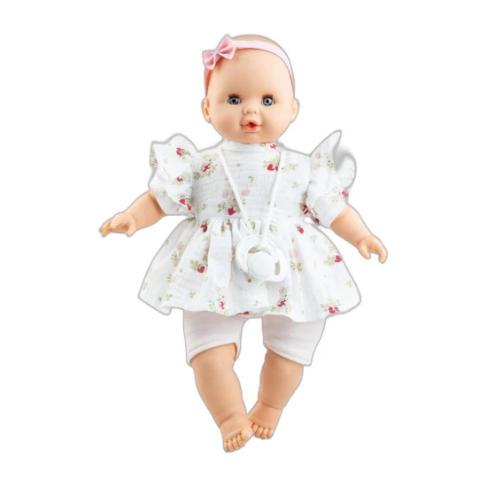 Paola Reina Babypuppe Sonia – im weißen Kleid