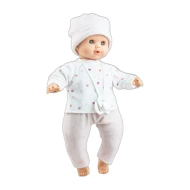 Babypuppe Alex – im gepunkteten Shirt