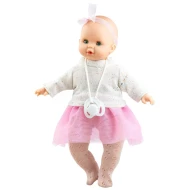 Babypuppe Sonia – im weißen Pullover Babypuppe Sonia – im weißen Pullover