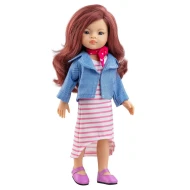 Kleidung für Puppe Roxana – mit Jeansjacke