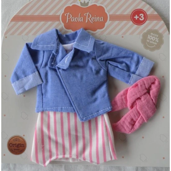 Paola Reina Kleidung für Puppe Roxana – mit Jeansjacke