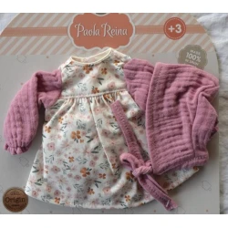 Kleidung für Puppe Carla – mit rosa Pullover