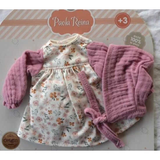 Paola Reina Kleidung für Puppe Carla – mit rosa Pullover