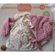 Paola Reina Kleidung für Puppe Carla – mit rosa Pullover