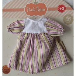 Kleidung für Puppe Caya – gestreiftes Kleid