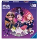 Ravensburger Rundes Puzzle K-POP Demon Hunters 500 Teile – rundes Puzzle mit K-Pop Demon Hunters Motiv, Durchmesser 52 cm