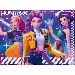 Ravensburger Puzzle K-Pop Demon Hunters: Welttournee, 150 Teile