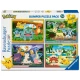 Pokémon 4x100 Teile Puzzle Ravensburger Pokémon 4x100 Teile Puzzle