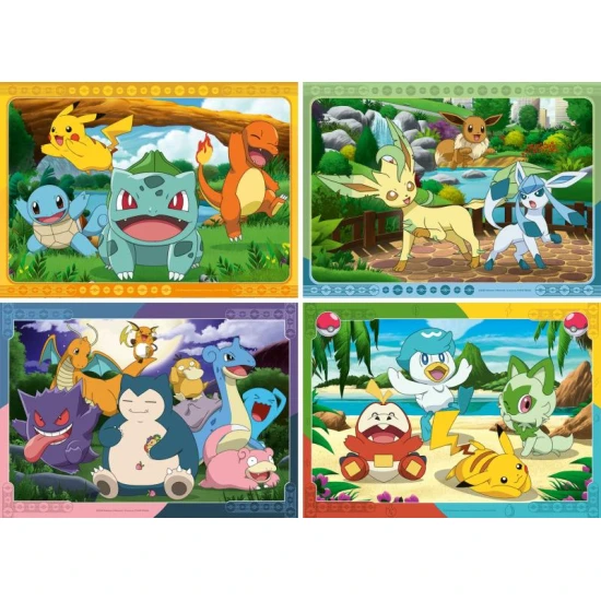 Pokémon 4x100 Teile Puzzle Ravensburger Pokémon 4x100 Teile Puzzle