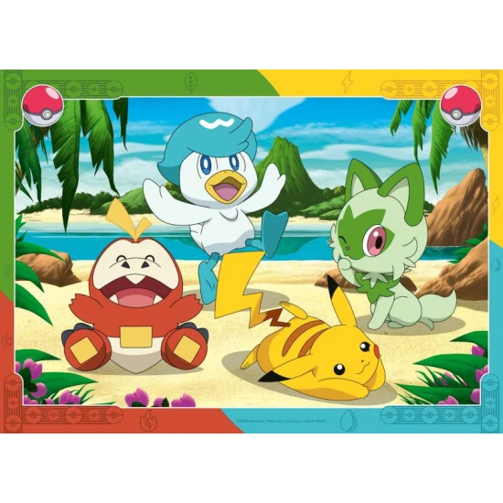 Pokémon 4x100 Teile Puzzle Ravensburger Pokémon 4x100 Teile Puzzle