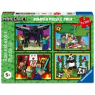 Minecraft Puzzle 4×100 Teile