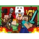 Minecraft Puzzle 4×100 Teile – Ravensburger 24120042907