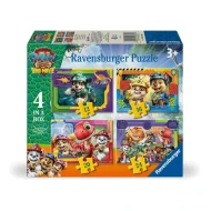 Paw Patrol Puzzle Dinosaurierfilm 4 in 1