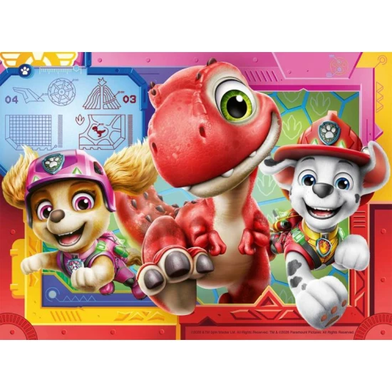 Paw Patrol Puzzle Dinosaurierfilm 4 in 1 Ravensburger Paw Patrol Puzzle Dinosaurierfilm 4 in 1