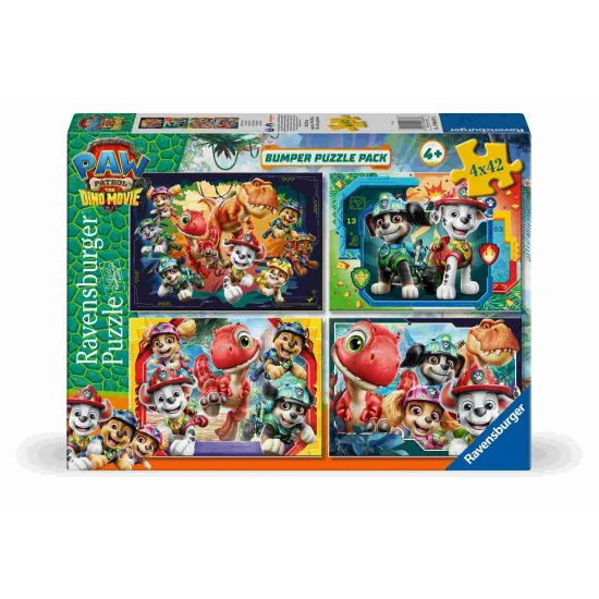 Ravensburger Puzzle PAW Patrol: Der Kinofilm, 4x42 Teile Ravensburger Puzzle PAW Patrol: Der Kinofilm, 4x42 Teile