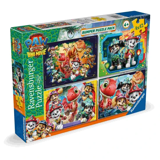 Ravensburger Puzzle PAW Patrol: Der Kinofilm, 4x42 Teile Ravensburger Puzzle PAW Patrol: Der Kinofilm, 4x42 Teile
