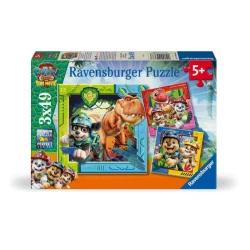 Paw Patrol Puzzle Dinosaurierfilm 3×49 Teile