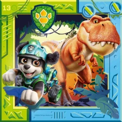 Paw Patrol Puzzle Dinosaurierfilm 3×49 Teile