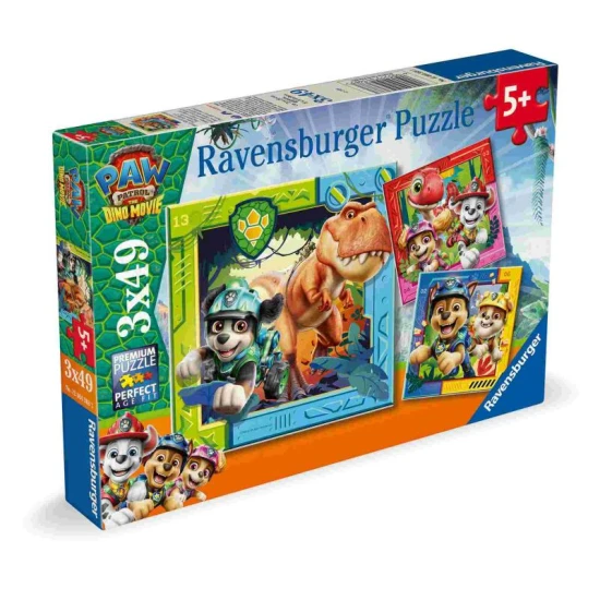 Paw Patrol Puzzle Dinosaurierfilm 3×49 Teile Ravensburger Paw Patrol Puzzle Dinosaurierfilm 3×49 Teile