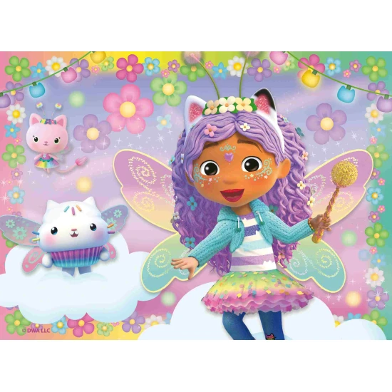 Gabby's Dollhouse Puzzle 4-in-1