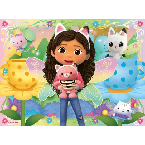 Gabby's Dollhouse Puzzle 4-in-1