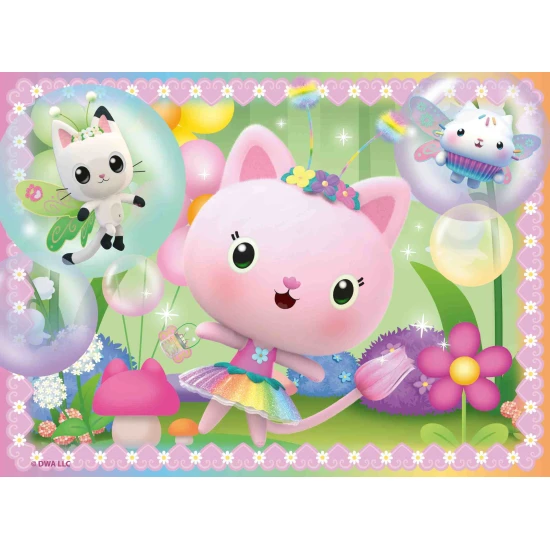 Gabby's Dollhouse Puzzle 4-in-1