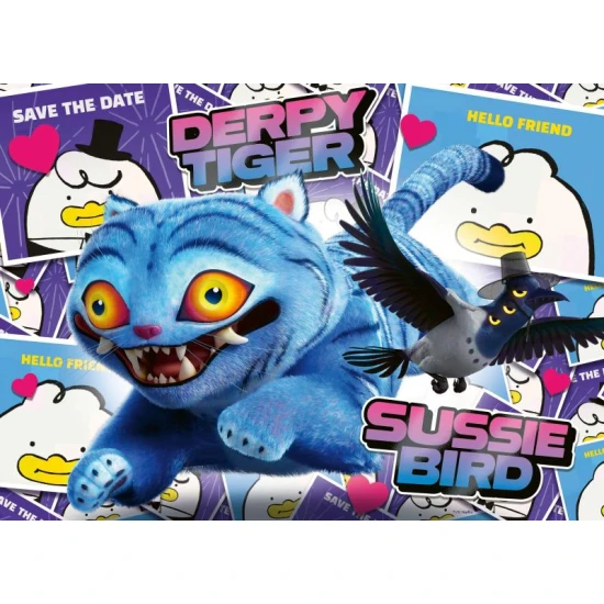 Ravensburger Puzzle K-POP Demon Hunters 4×100 Teile – Set mit vier Puzzles mit Szenen aus dem K-Pop Demon Hunters Netflix-Film