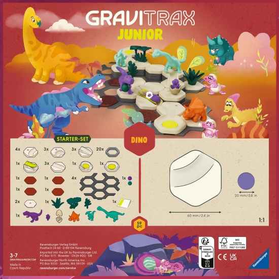 Ravensburger GraviTrax Junior Dinosaurier Starter-Set S