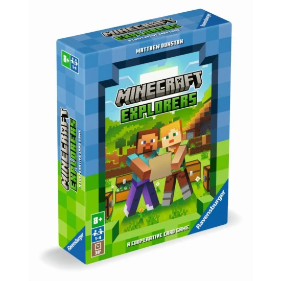 Erlebt gemeinsam Abenteuer in Minecraft: Das Explorers-Kartenspiel