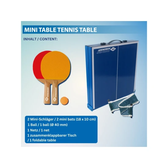 Klappbarer Mini-Tischtennistisch