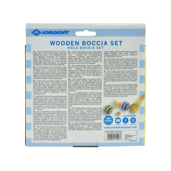 Boccia Holzset