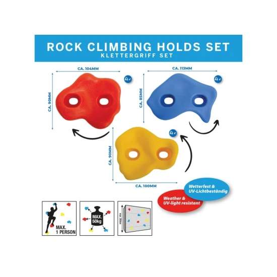 Kinder Klettergriffe Set