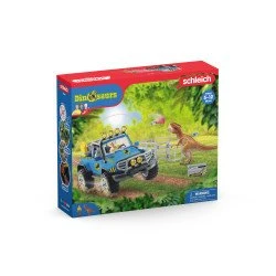 Schleich Geländewagen mit Außengehege für einen Dinosaurier