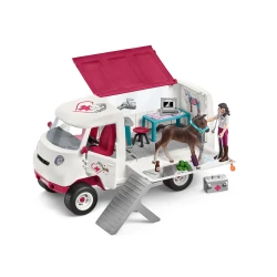 Schleich Mobile Tierarztstation mit Hannoveraner Fohlen