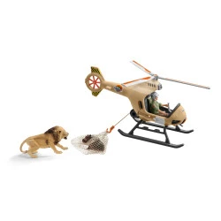 Schleich Rettungshubschrauber für Tiere