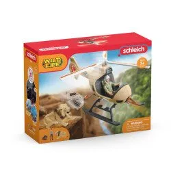 Schleich Rettungshubschrauber für Tiere