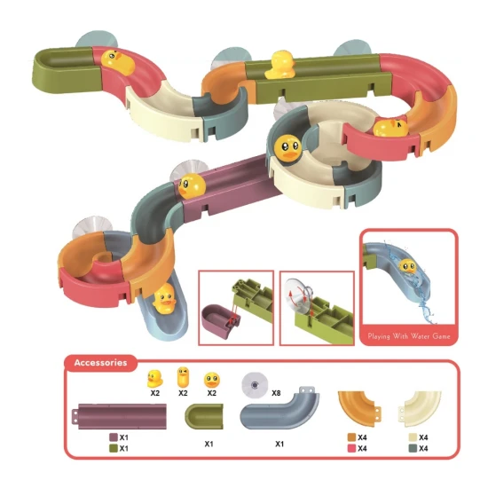 DIY-Wasserrutsche, 34 Teile – Bauen und Spaß