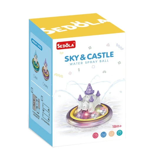 Wasserspiel „Lila Schloss“ – Magischer Badewannenbrunnen