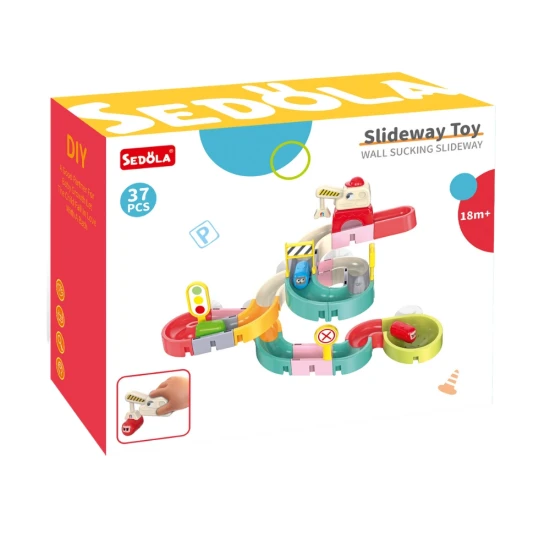 DIY-Wasserballbahn mit Magneten, 37-teilig – Bauen und Spielen