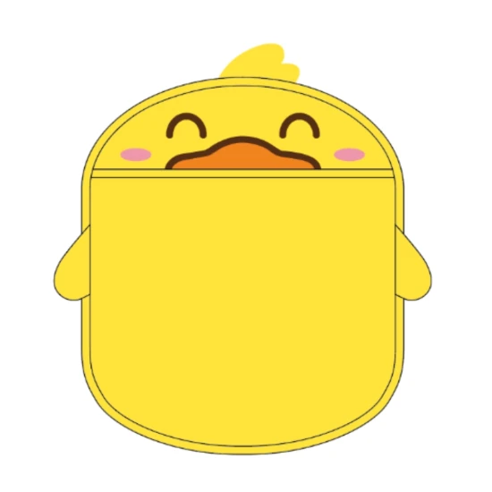 Hängender Organizer in Entenform – ein niedlicher Helfer für mehr Ordnung