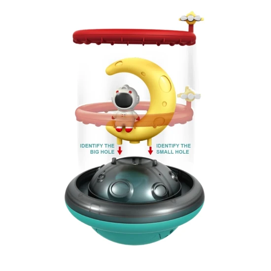 Weltraum-Astronaut auf dem Mond – schwimmendes Spritzspielzeug für Kinder