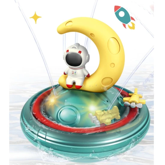 Weltraum-Astronaut auf dem Mond – schwimmendes Spritzspielzeug für Kinder