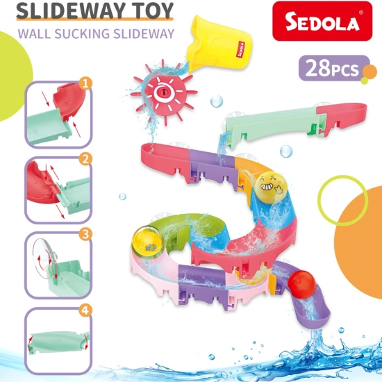 DIY-Wasserrutsche, 28 Teile – Bauen und Spaß