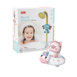 Set Badewannendusche Elefant und schwimmendes Spielzeug Schweinchen