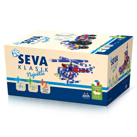 Klassik Baukasten Größtes Set mit 1164 Teilen – Seva 360301-34.02