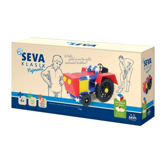 Klassik Baukasten Kleinstes Set mit 115 Teilen – Seva 360301-5.01