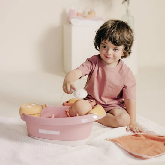 Baby Nurse Badewanne mit Zubehör elektronisch – Smoby SM220386