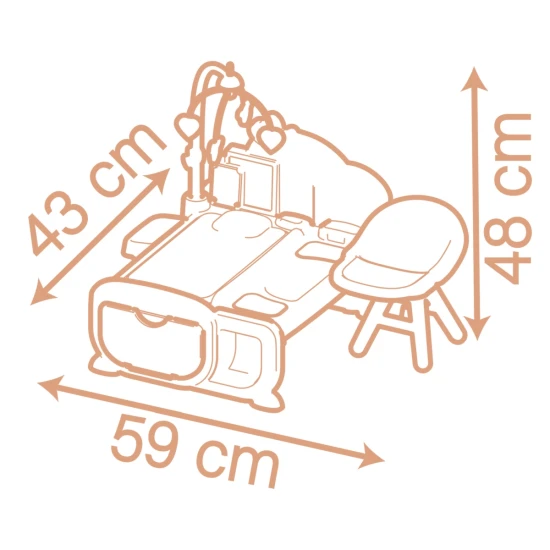 Baby Nurse Cocoon Nursery Spielcenter Baby Nurse Cocoon Nursery Spielcenter – Smoby SM220393